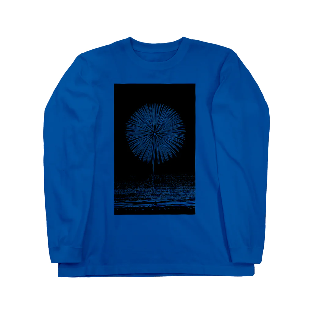 MomenTees ANNEXの布花火 Long Sleeve T-Shirt