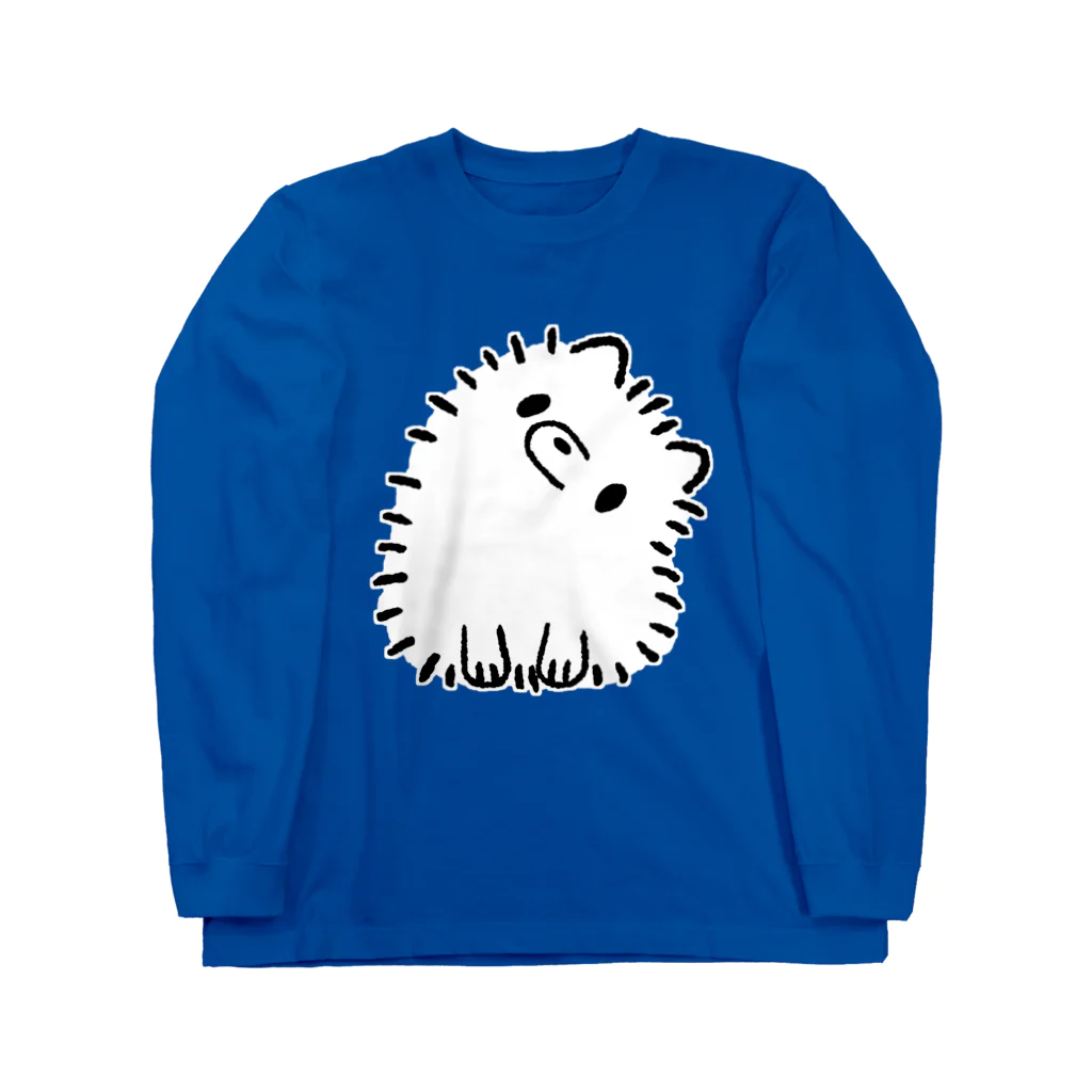 ポメちゃん！！！のこくびをかしげるポメちゃん Long Sleeve T-Shirt