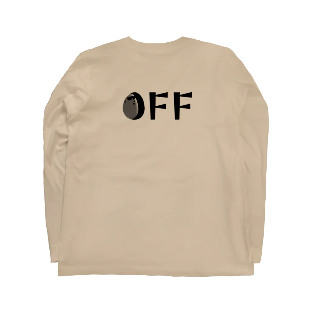 Culture Clubの[ 卵人 ] ON/ OFF LT-sh Long Sleeve T-Shirt :back