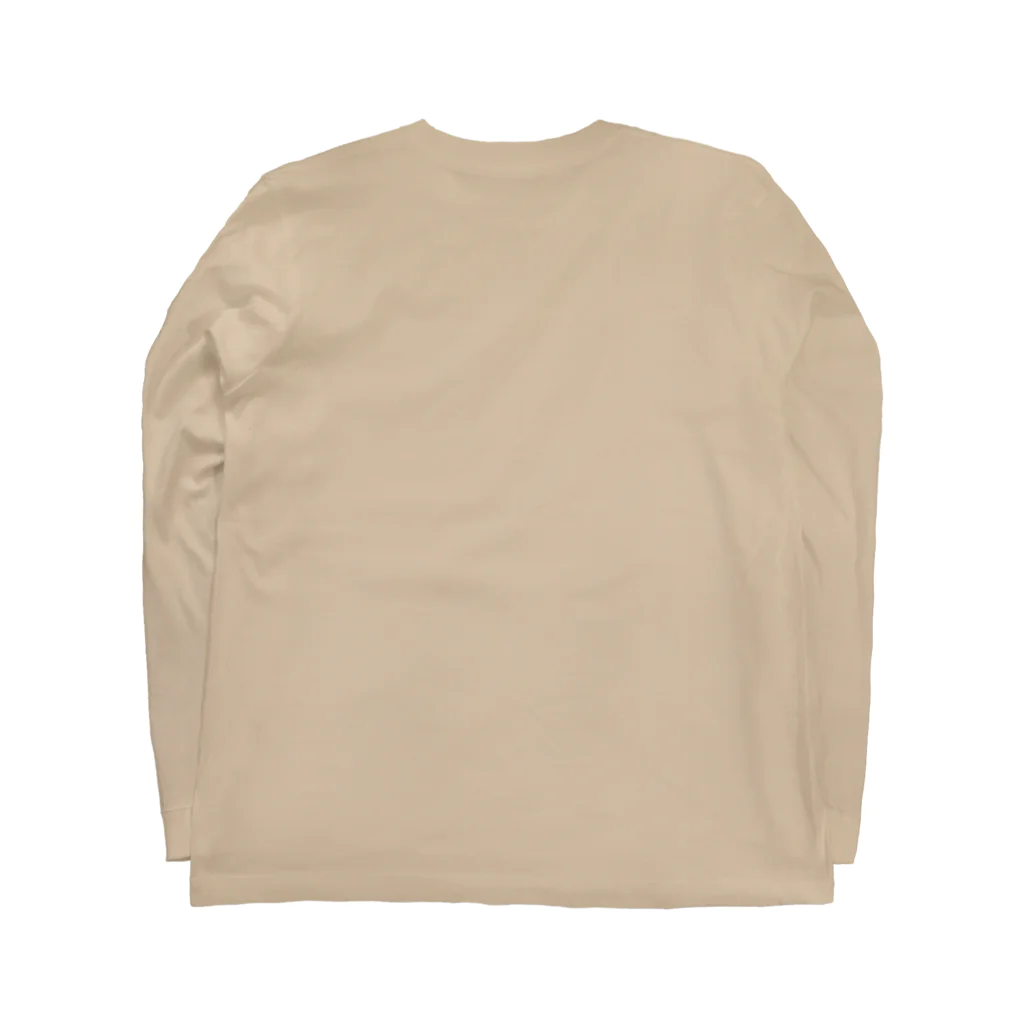 Midlife Cat🐱のMidlife Cat_WINE 🍷  Long Sleeve T-Shirt :back