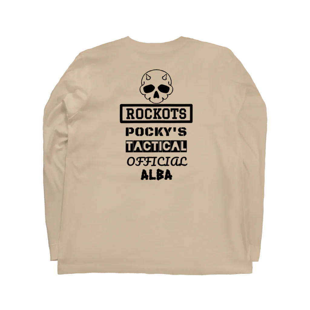 肋骨ポッキーズ【公式】のROCKOTS(背面プリントロングTシャツ アルバver) Long Sleeve T-Shirt :back