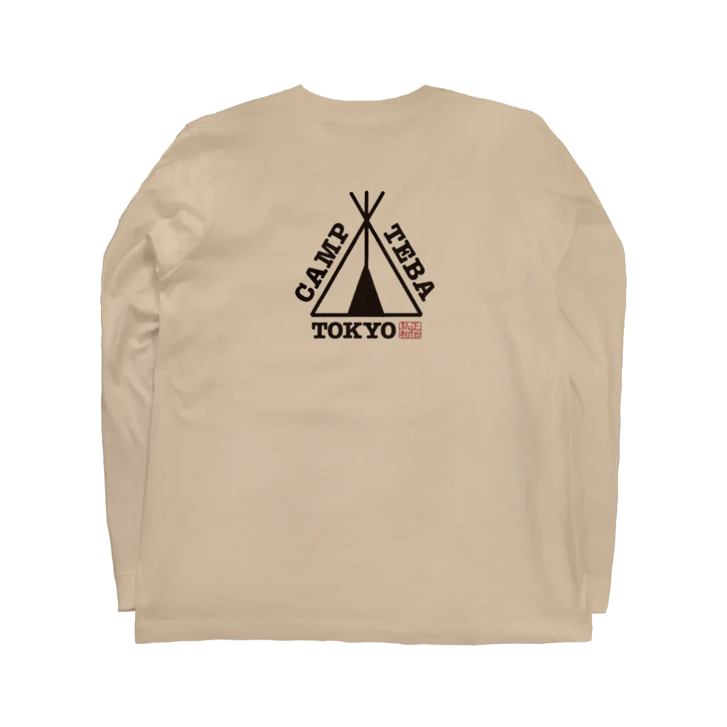 CAMP TEBA公式（7月14日21時まで）のCAMP BEAN応援ギア Long Sleeve T-Shirt :back