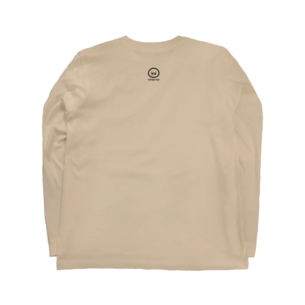 あざらしはうすのあざらしラテ Long Sleeve T-Shirt :back