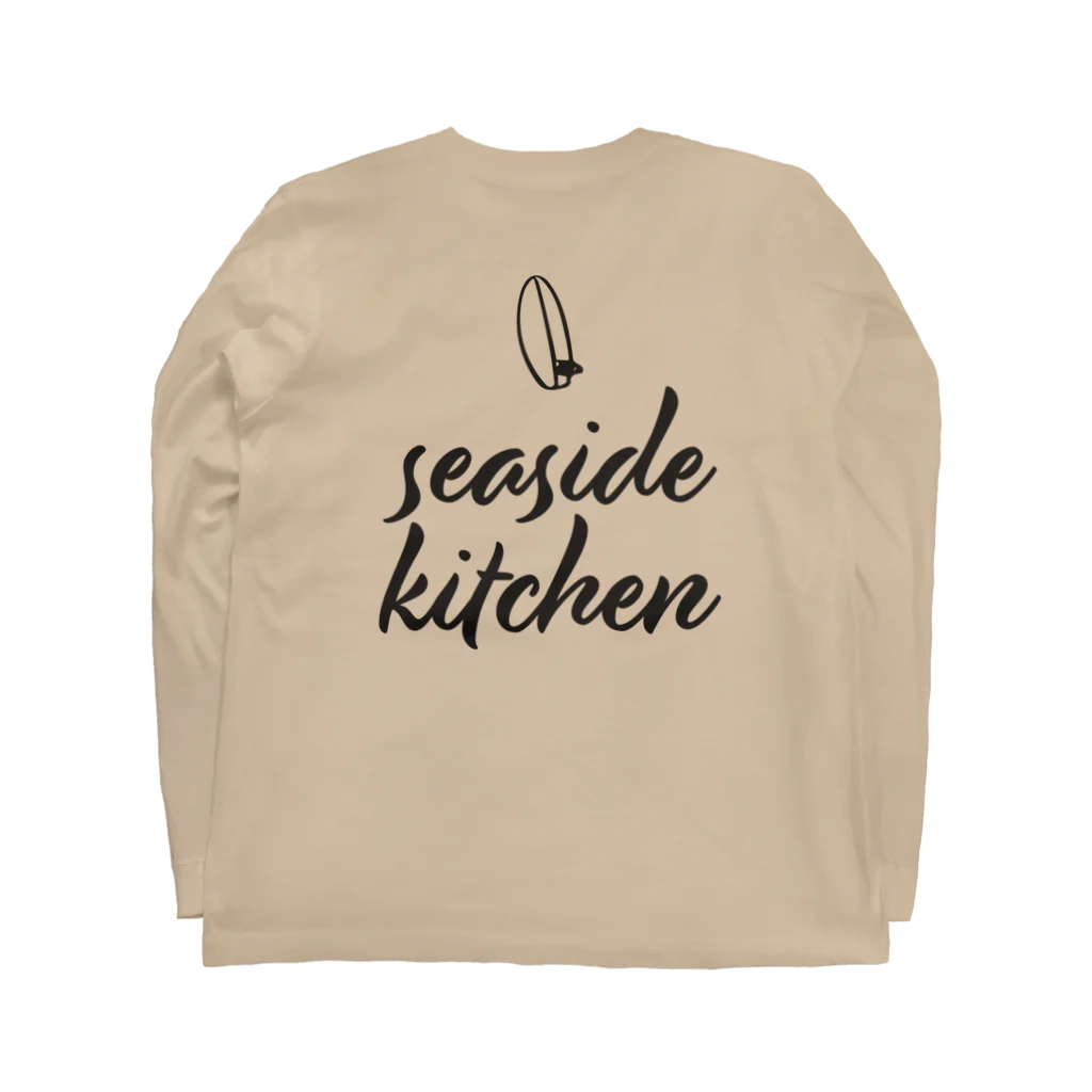 たつおと海子 公式ショップのSeasideKitchen（シンプル） ロングスリーブTシャツの裏面