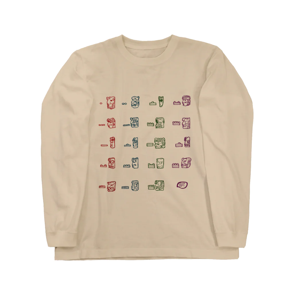 say-coのマヤ数字・２ Long Sleeve T-Shirt