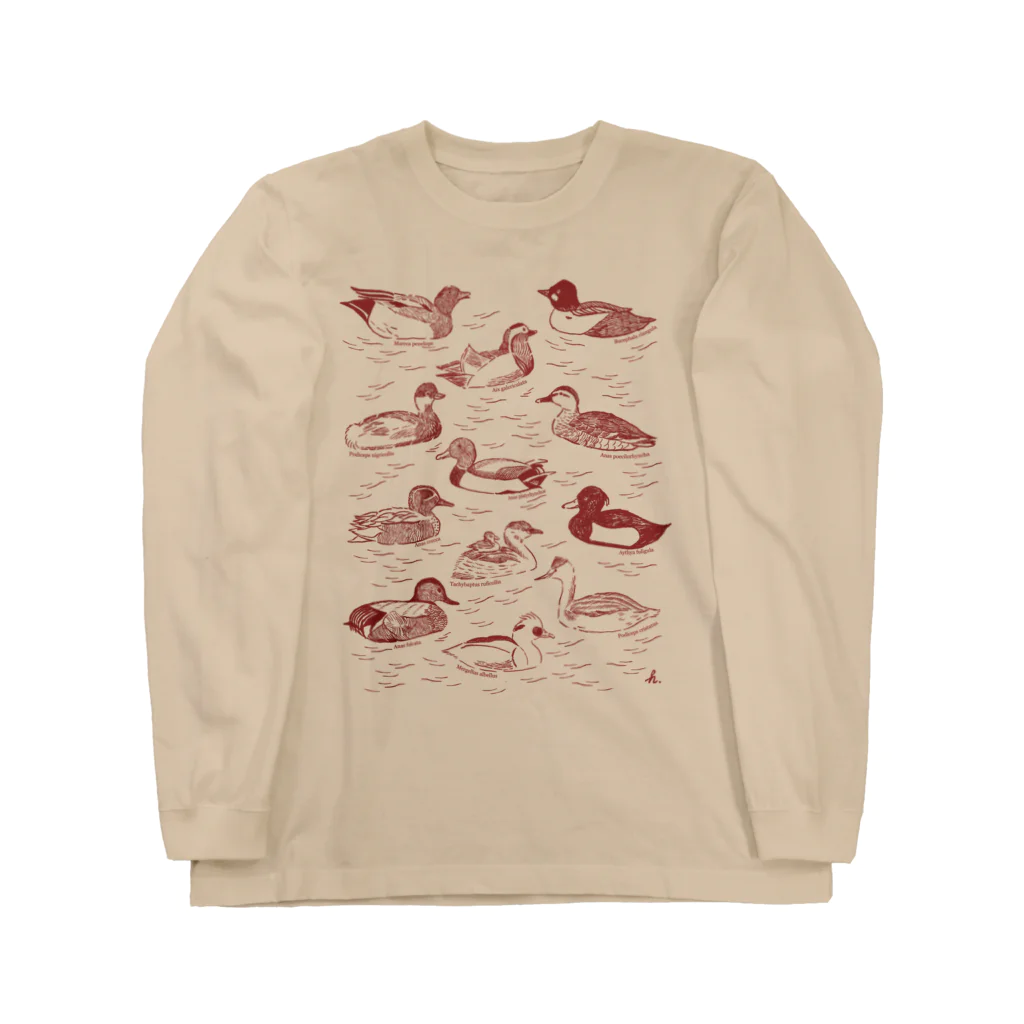 北村ハルコのカモカモ軍団 Long Sleeve T-Shirt