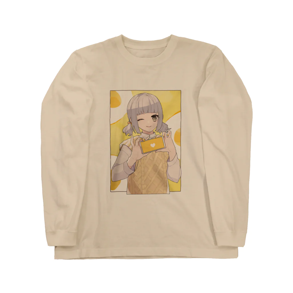 みしゃ恋SHOPの敬語オタク彼女-たまご- Long Sleeve T-Shirt