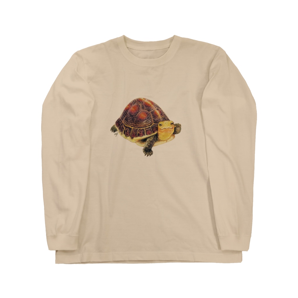 めろんぽっぷのお店だよのせまる！ セマルハコガメ Long Sleeve T-Shirt