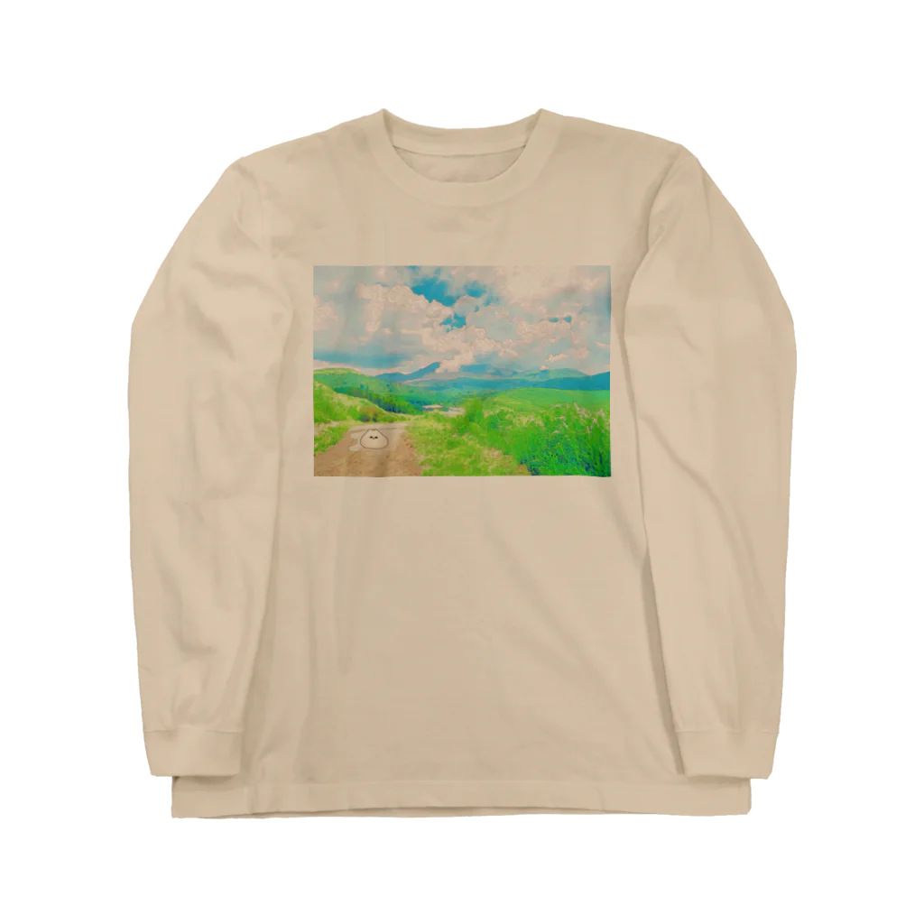 肉まん屋の肉まん風景画Ⅱ Long Sleeve T-Shirt