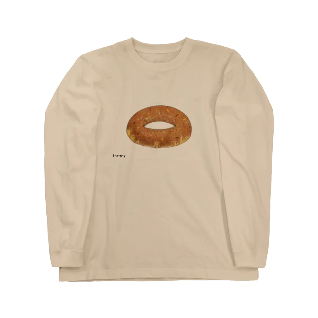 I-z-m-y's worksのチョコドーナツ Long Sleeve T-Shirt