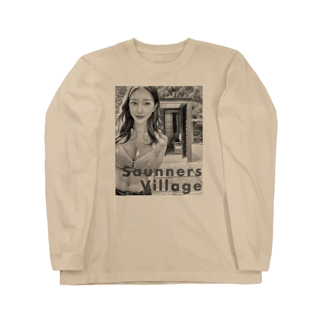 Saunners Village サウナーズビレッジの【限定新作】Saunners Village ガールズ 롱 슬리브 티셔츠