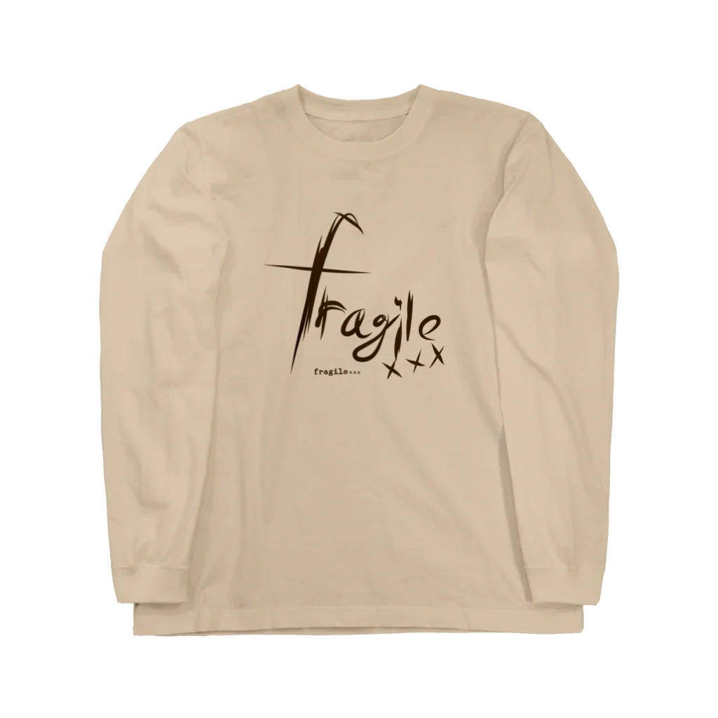 fragile×××のデザインロゴ01 Long Sleeve T-Shirt
