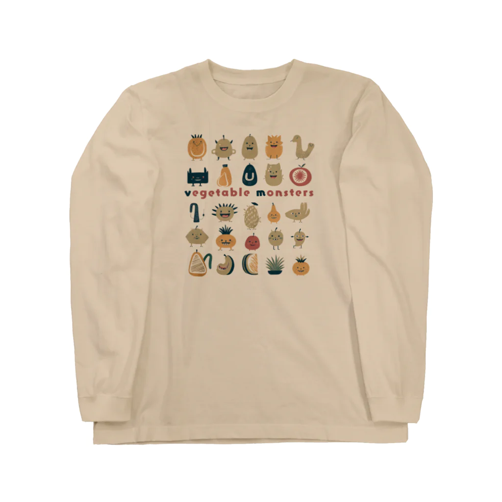 Yaya-rrの野菜の怪物たち Long Sleeve T-Shirt