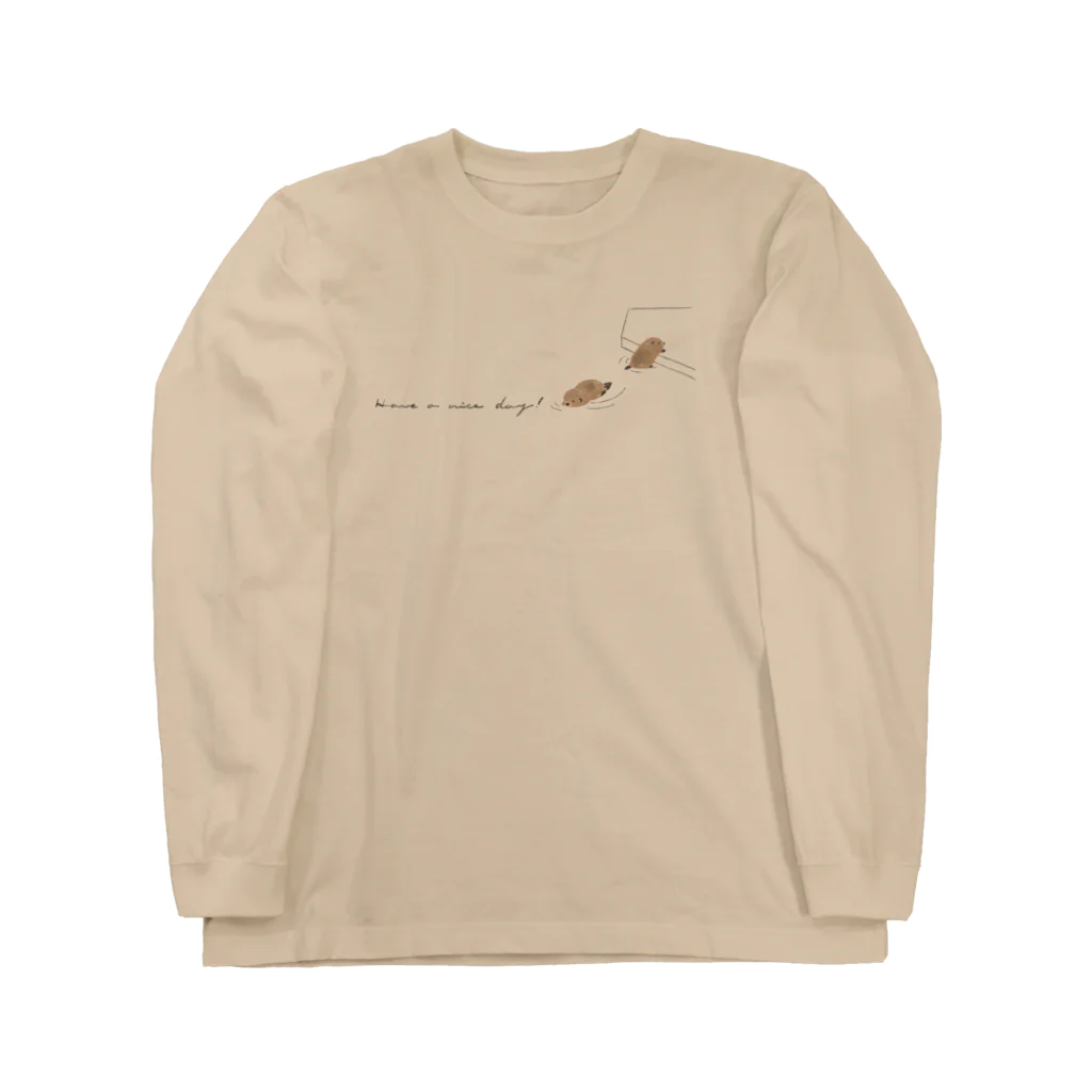 kiki25のビーバー(子ども) Long Sleeve T-Shirt