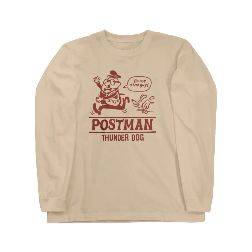 Design For Everydayのポストマンとサンダードッグ ロングスリーブTシャツ