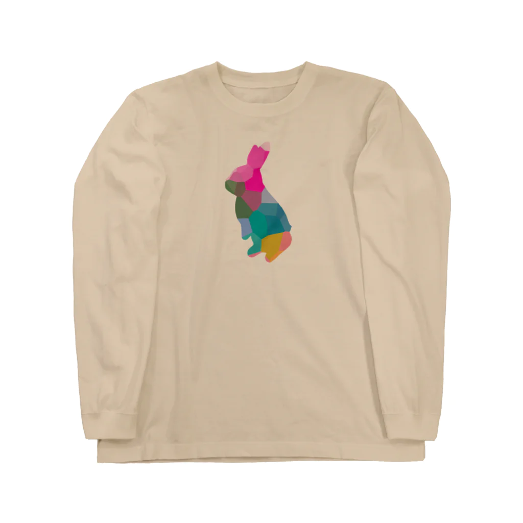 Mock’n Rollのアートなうさぎ Long Sleeve T-Shirt