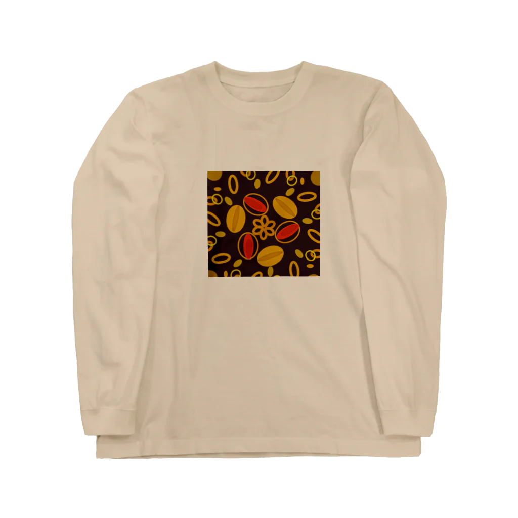 pastelia　shopの秋のアーモンド前夜祭‥Autumnalmondfestival☕ Long Sleeve T-Shirt