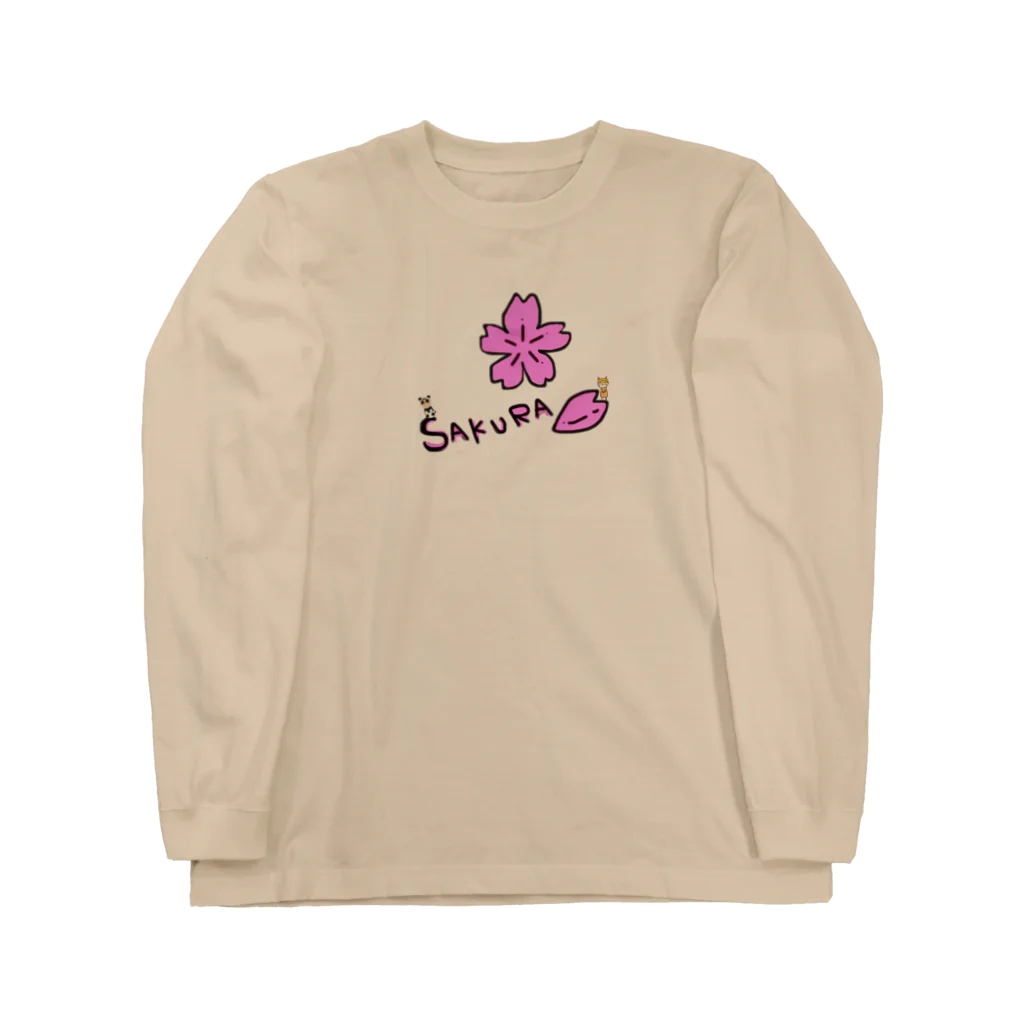 sakura_usagi_のsakura ロングスリーブTシャツ