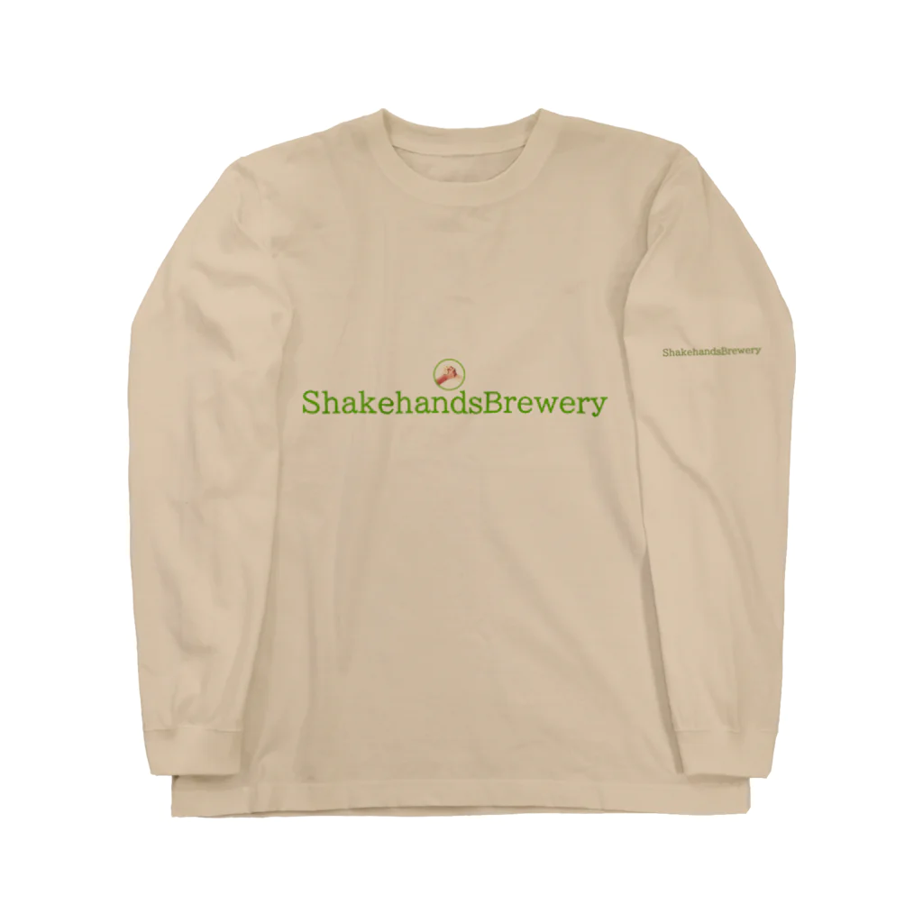 空想ロゴのSHAKEHANDS BREWERY 2 ロングスリーブTシャツ