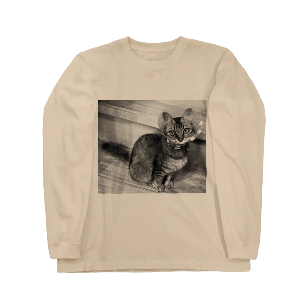 とらち友の会のカラーを外して欲しい猫 Long Sleeve T-Shirt