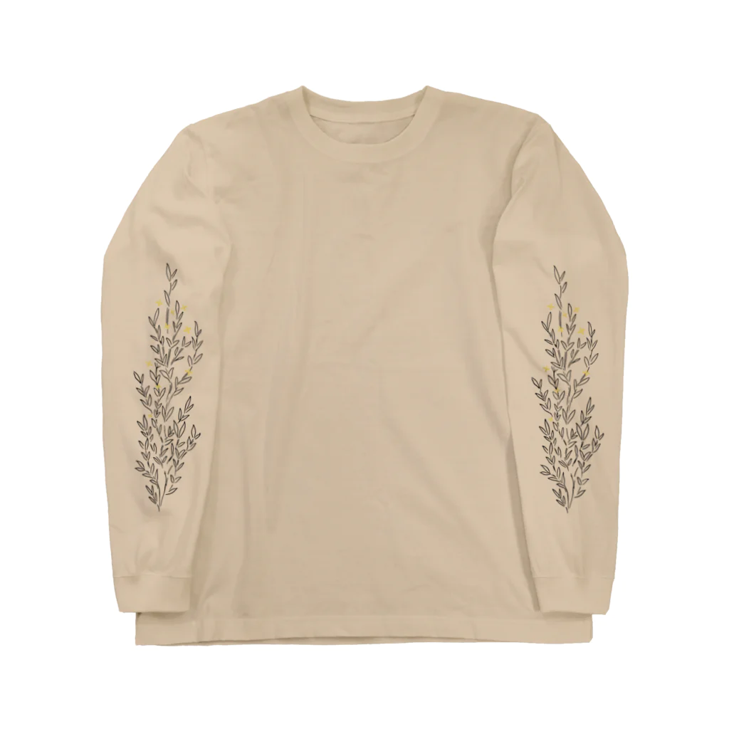 [FB]Fashionable and simple Botanical designのBotanical design オリーブの木 Long Sleeve T-Shirt