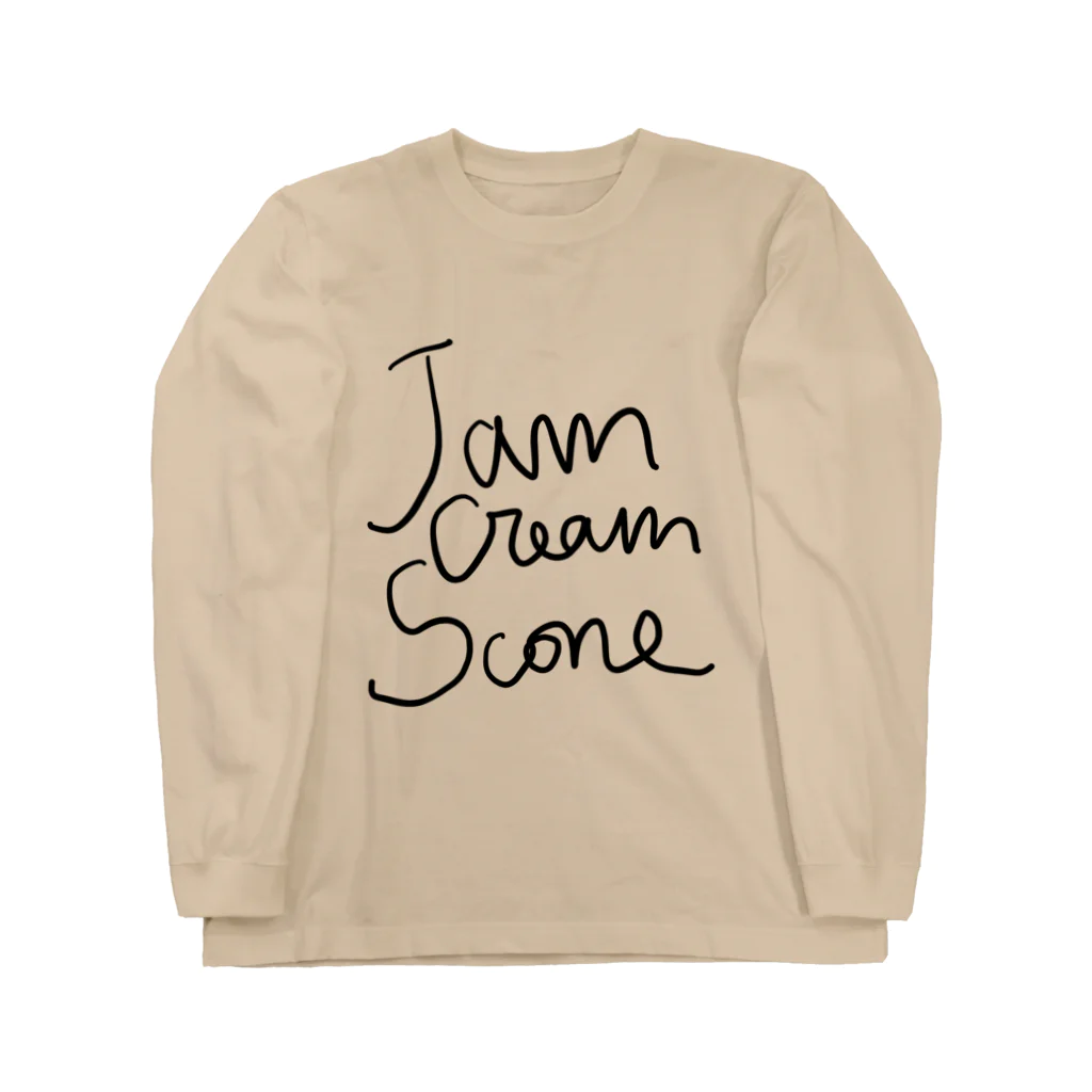 レモンスカッシュの泡のジャムクリームスコーン Long Sleeve T-Shirt