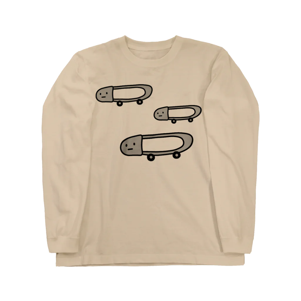 ハナイロの安全運転で行かさせていただきます。安全ピンです。 Long Sleeve T-Shirt