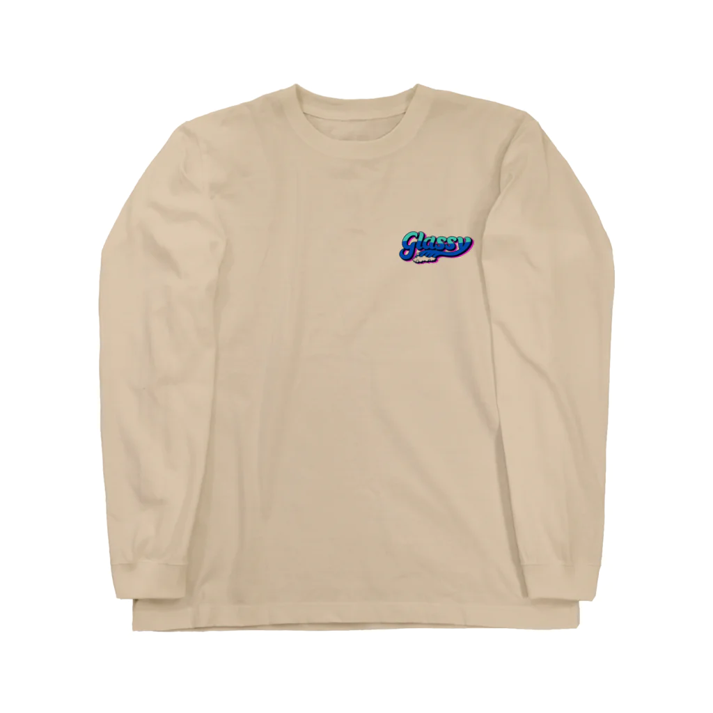 glassyのglassy wave ロングスリーブTシャツ