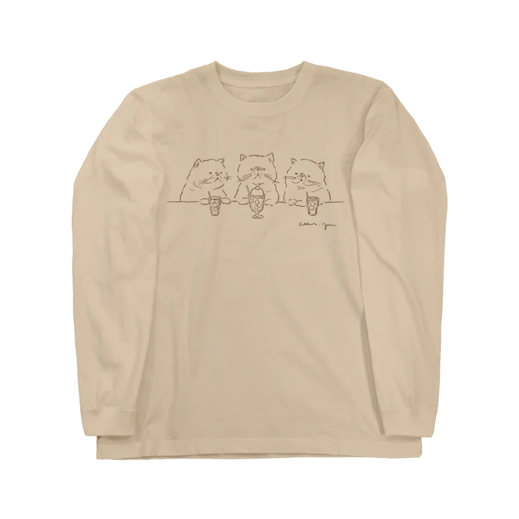 coeur.yu（クードットユー）の「憧れのクリームソーダ」 Long Sleeve T-Shirt