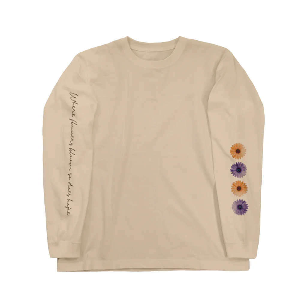 mimosaのGerbera•single Long Sleeve T-Shirt