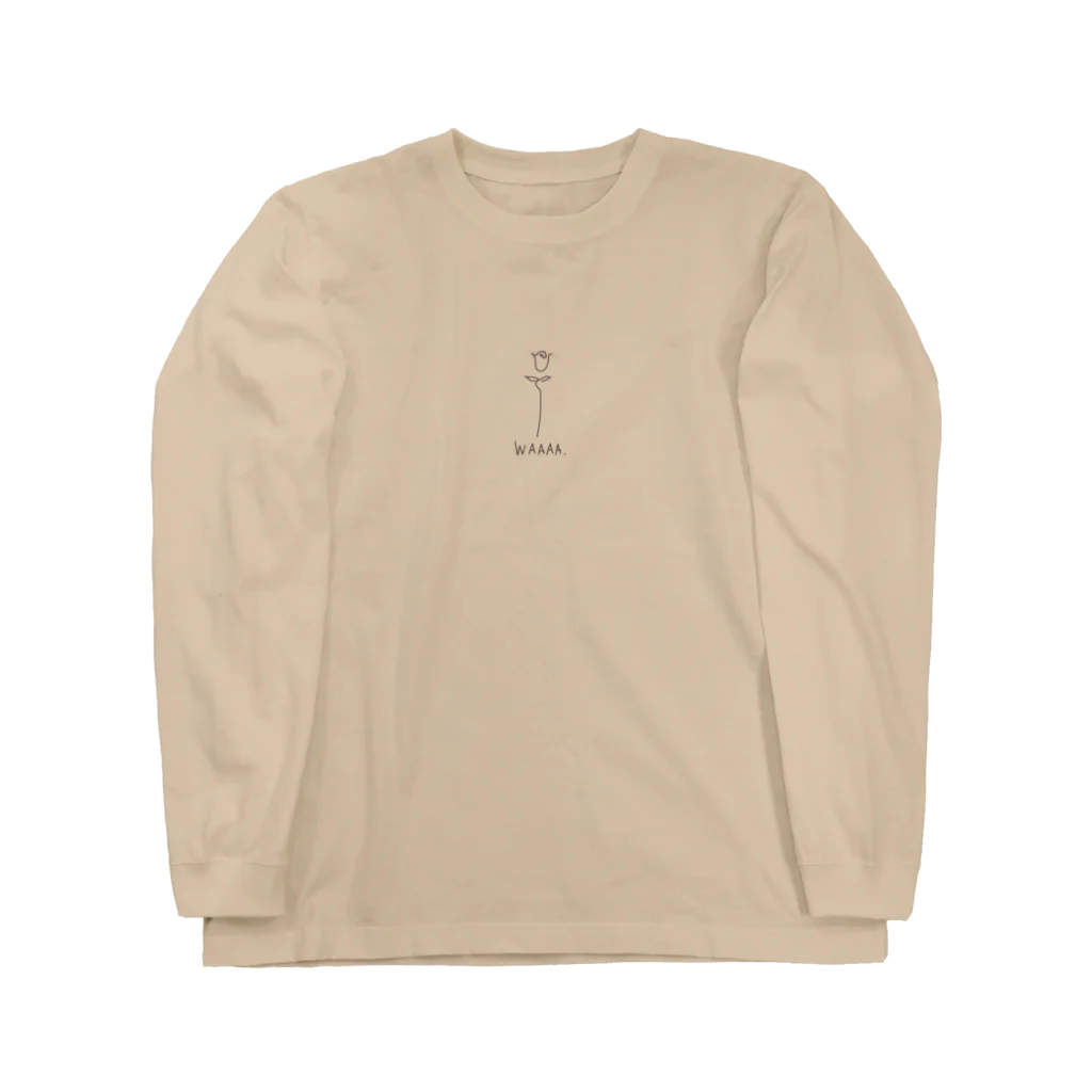 もぐもぐ水玉ワンピースのワァ Long Sleeve T-Shirt