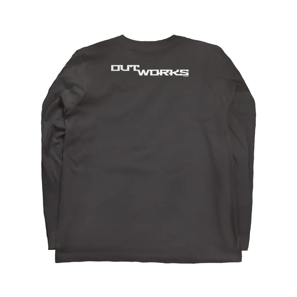 OUT_WORKSのオリジナルロゴT vol.1 ロングスリーブTシャツの裏面