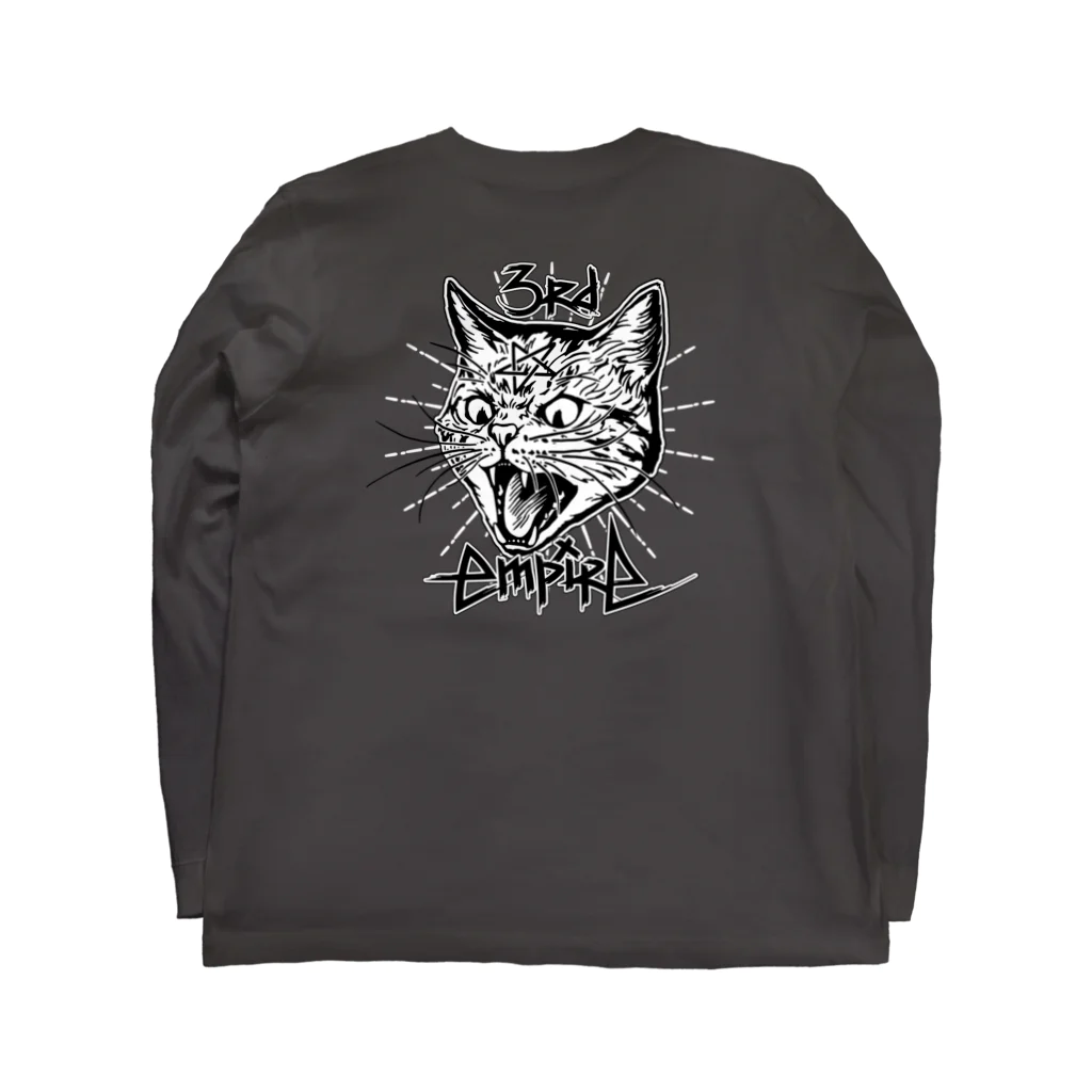 グラベル第三帝国のCat Hiss Fever Long Sleeve T-Shirt :back