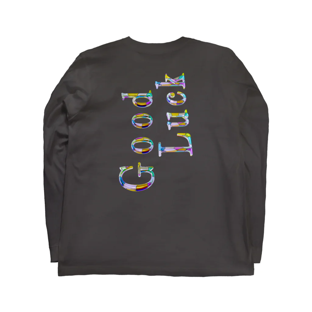 mf774のGood Luck-D-01-02 Long Sleeve T-Shirt :back