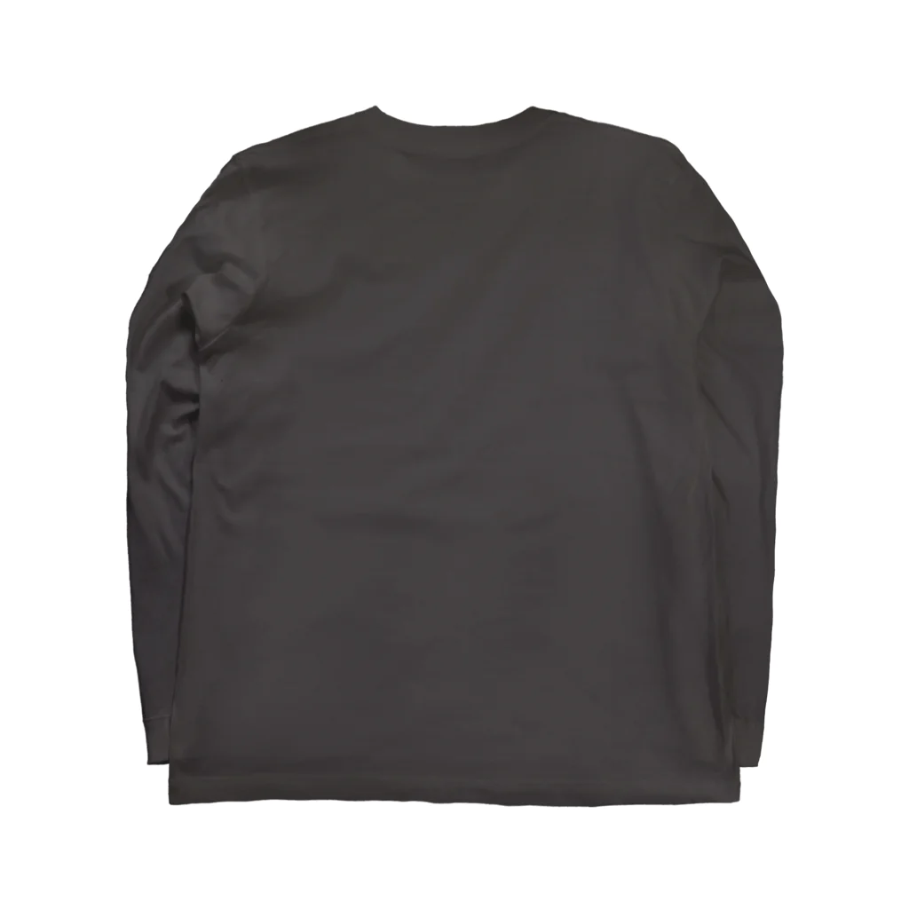 neco_inuのねこもいぬも好き <ロゴ Yellow> Long Sleeve T-Shirt :back