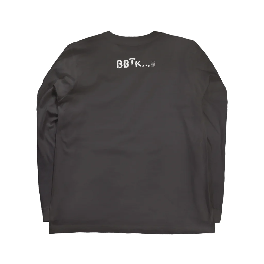 BBTKの不屈 白 Long Sleeve T-Shirt :back