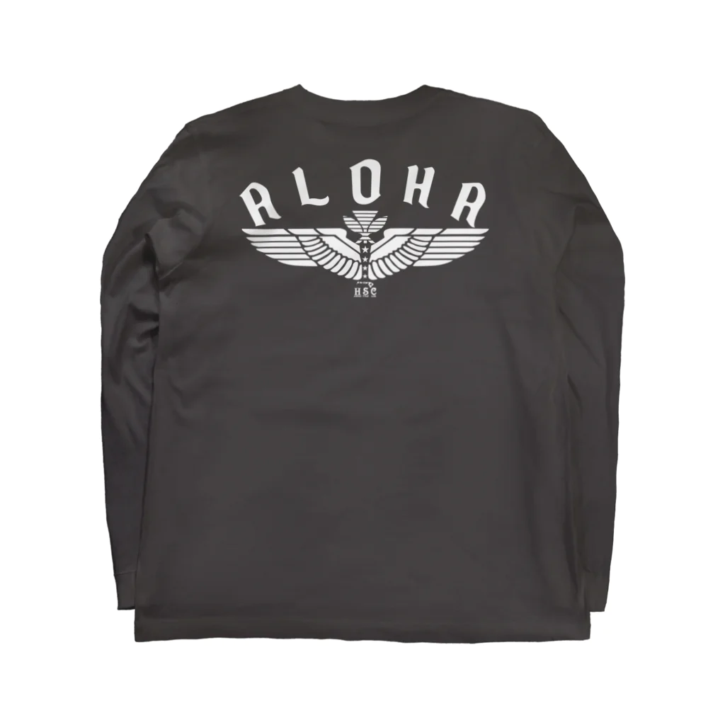 ハワイスタイルクラブの〔Back Print〕Aloha Wing ロングスリーブTシャツの裏面