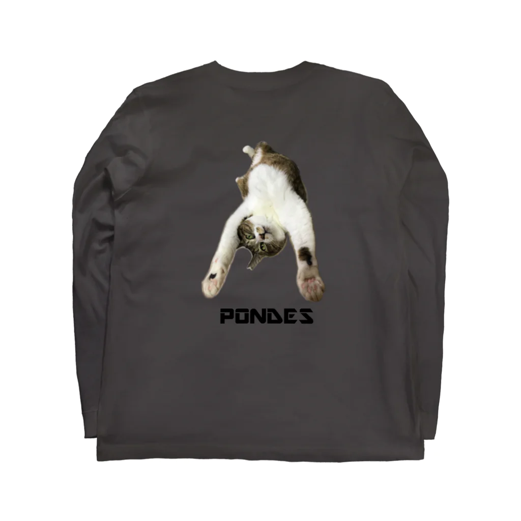 poncatのぽんです Long Sleeve T-Shirt :back