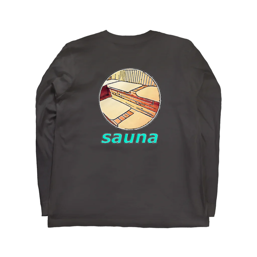 MILKMANIA STOREのsauna Long Sleeve T-Shirt :back