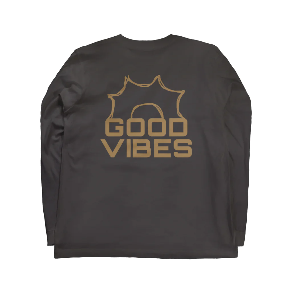 ℍ𝕆ℕ𝕆𝕂𝔸のgood vibes ロングスリーブTシャツの裏面