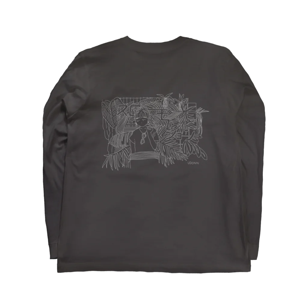 UDONNのslow motion . Long Sleeve T-Shirt :back