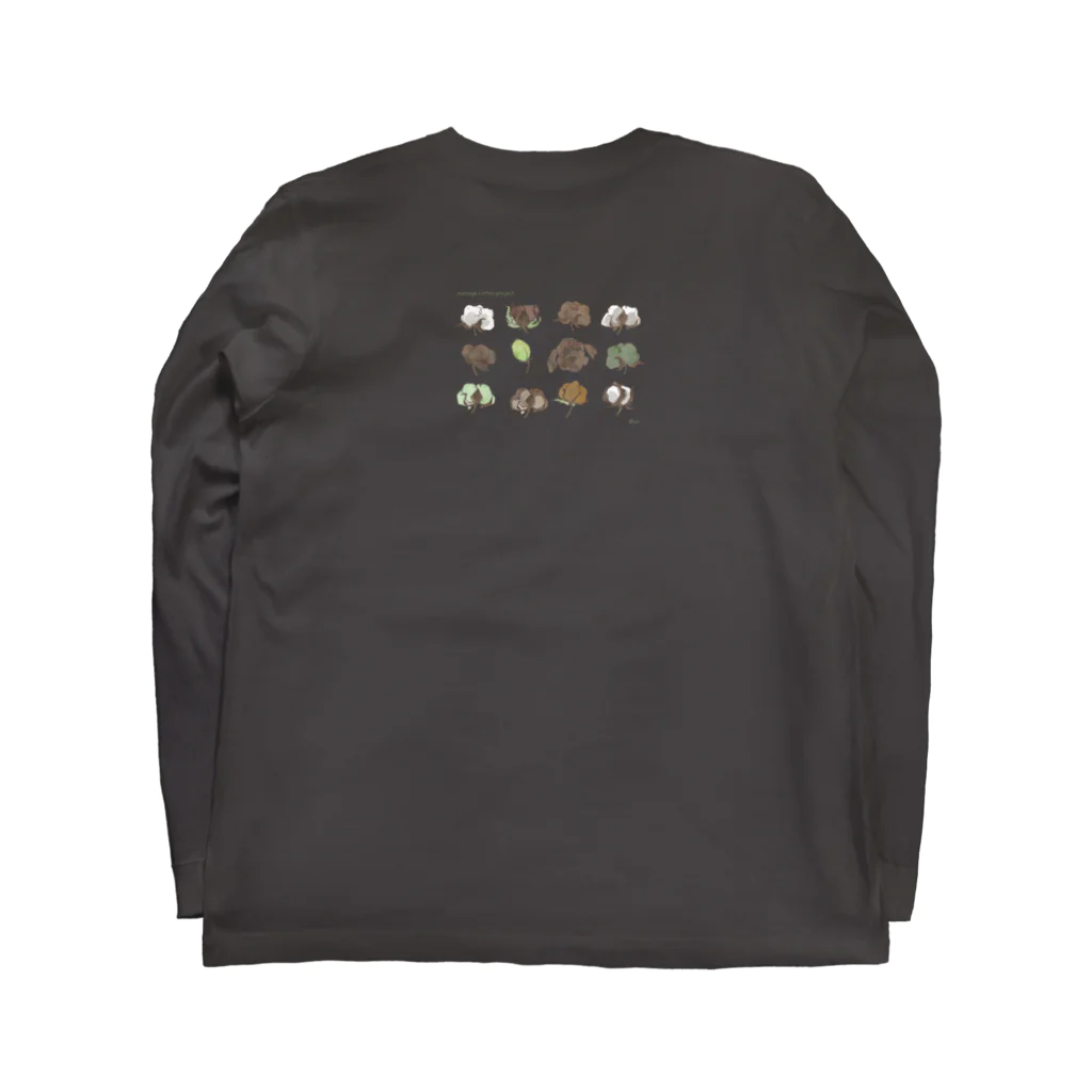 gugumorimoriのまつげコットンプロジェクト Long Sleeve T-Shirt :back