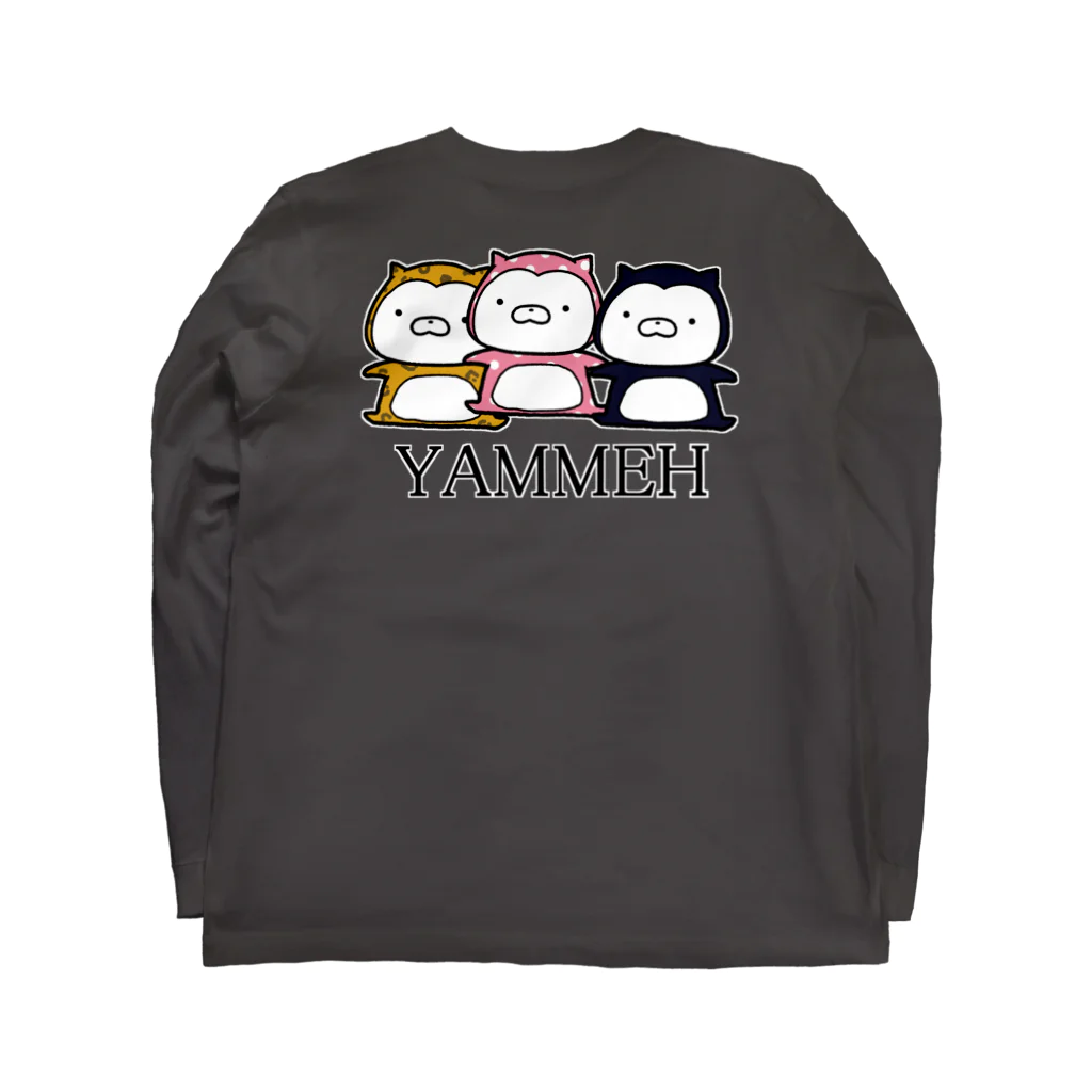 SUZURI×ヤマーフのムーネフ Long Sleeve T-Shirt :back