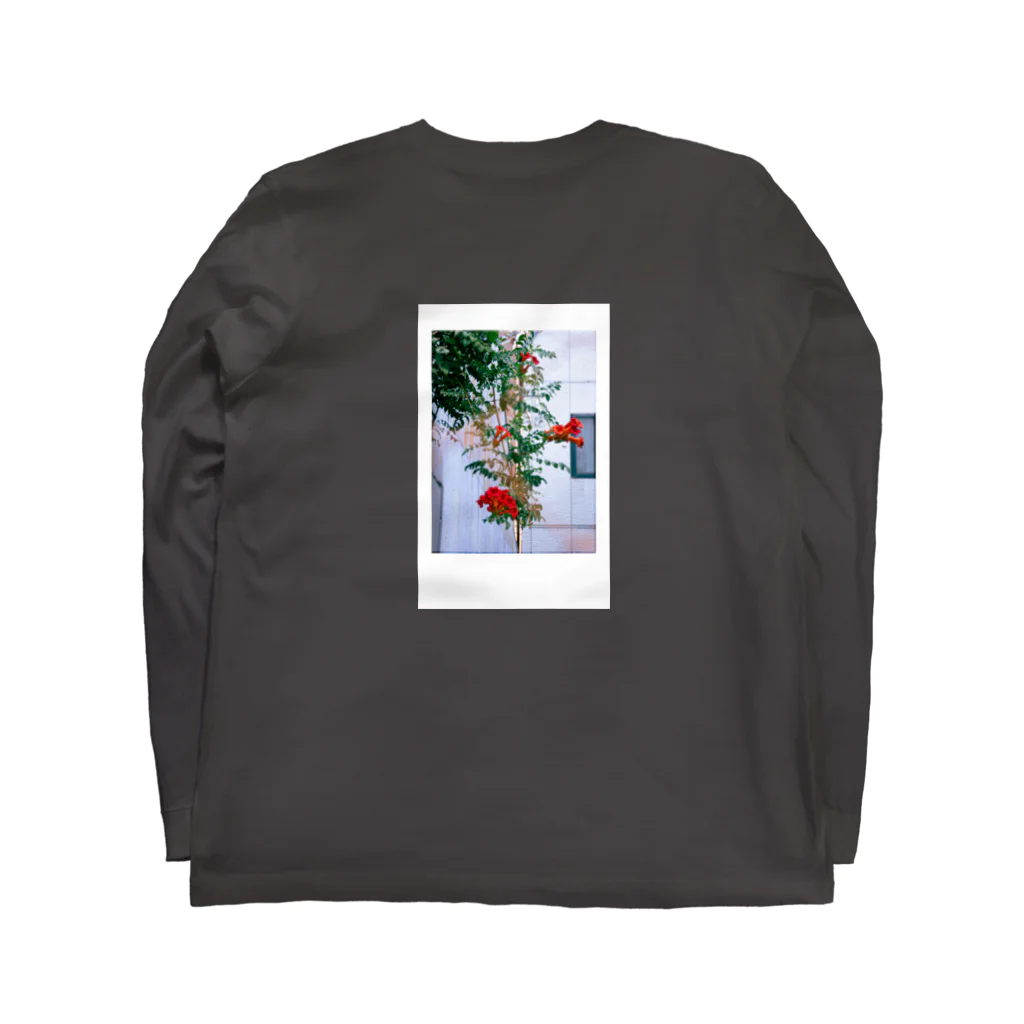 moromoroのhana_2（チェキデザイン） Long Sleeve T-Shirt :back