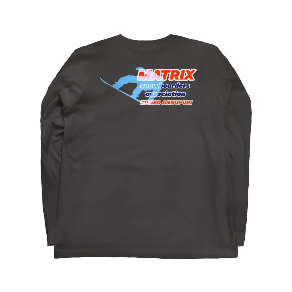 翼spirit 【翼スピリット】のMATRIX snowboards association Long Sleeve T-Shirt :back