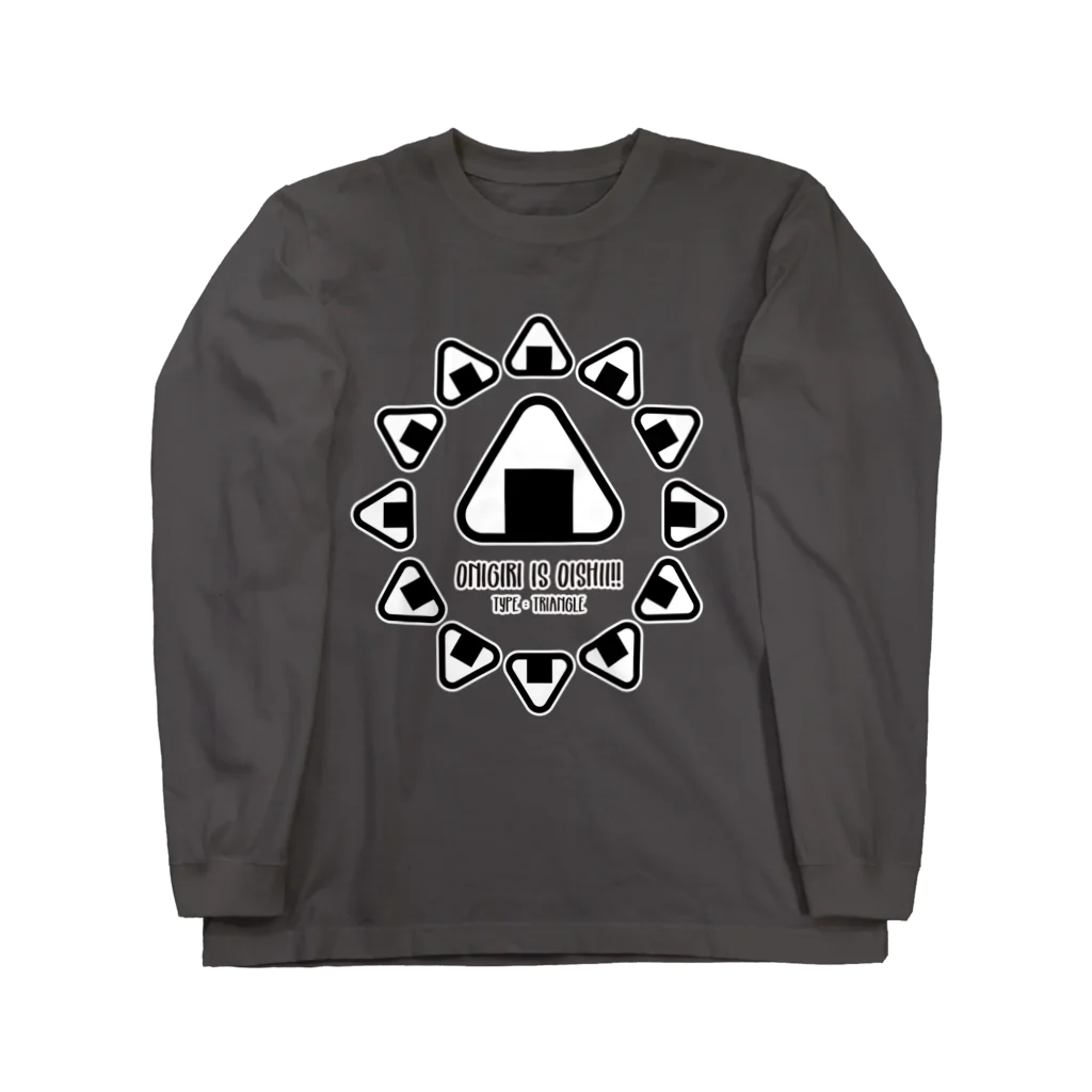 manaのONIGIRI is OISHII!!(三角) Long Sleeve T-Shirt