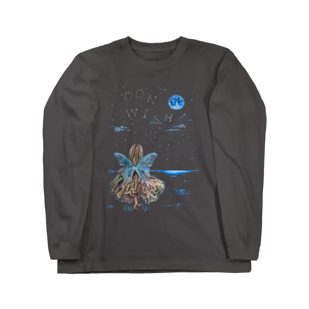 Owl's Dream　アウルズドリームのmoon wish Long Sleeve T-Shirt