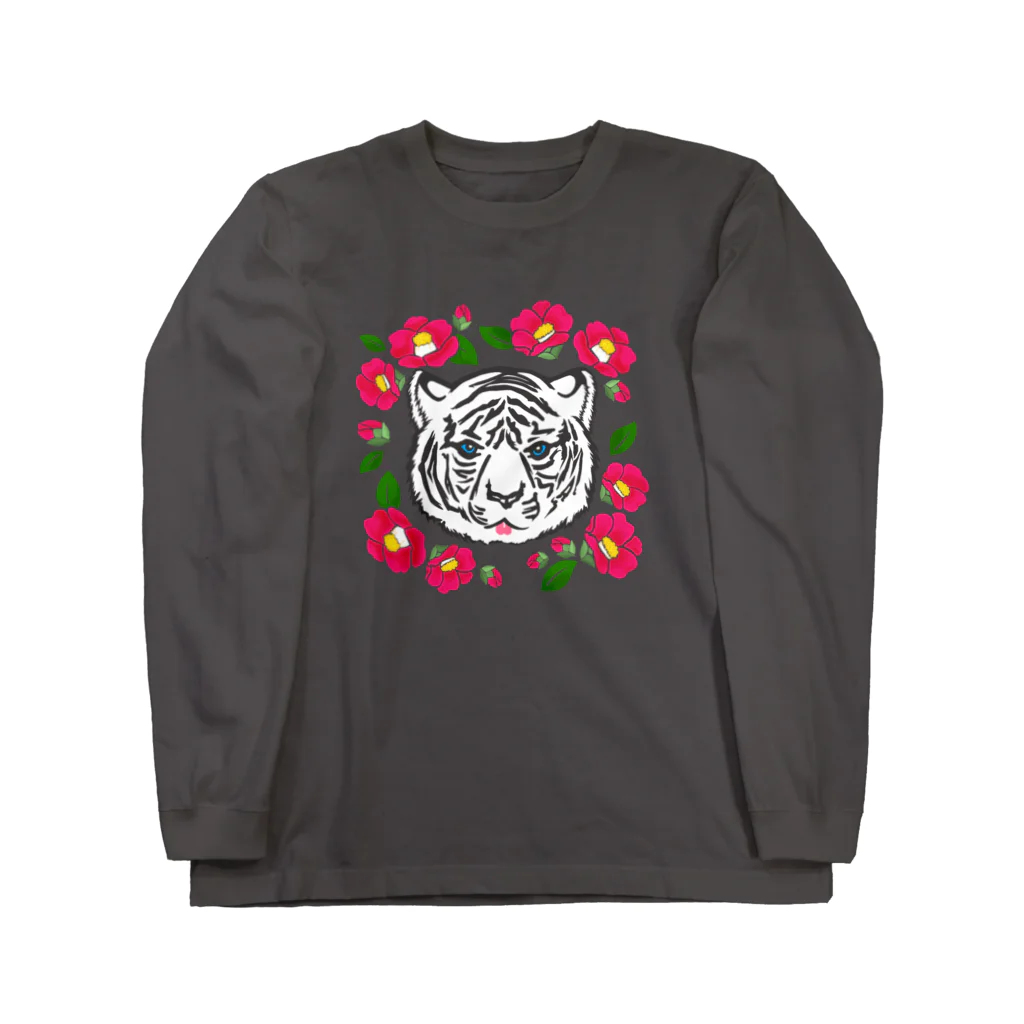 白虎堂の茶目虎⁻椿⁻ Long Sleeve T-Shirt