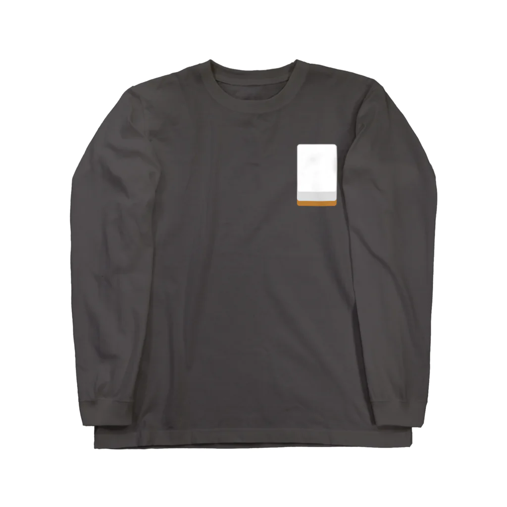 キッズモード某の白 ( 麻雀グッズ ) Long Sleeve T-Shirt