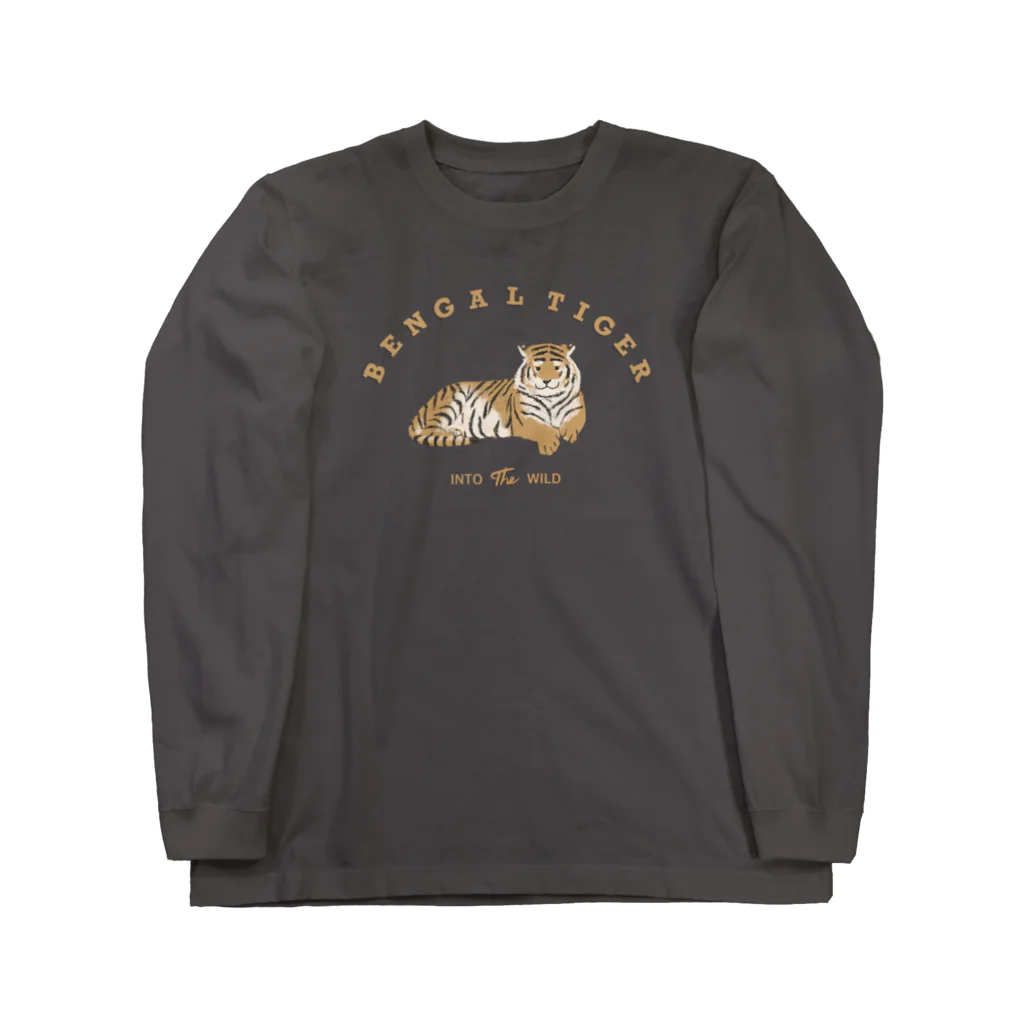 kiki25の穏やかなベンガルトラ Long Sleeve T-Shirt